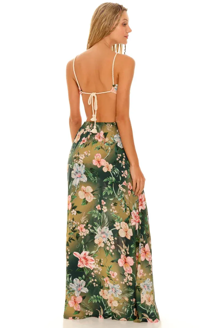 Agua Bendita Daphine Sally Cut-Out Dress