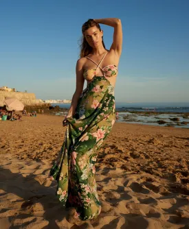 Agua Bendita Daphine Sally Cut-Out Dress