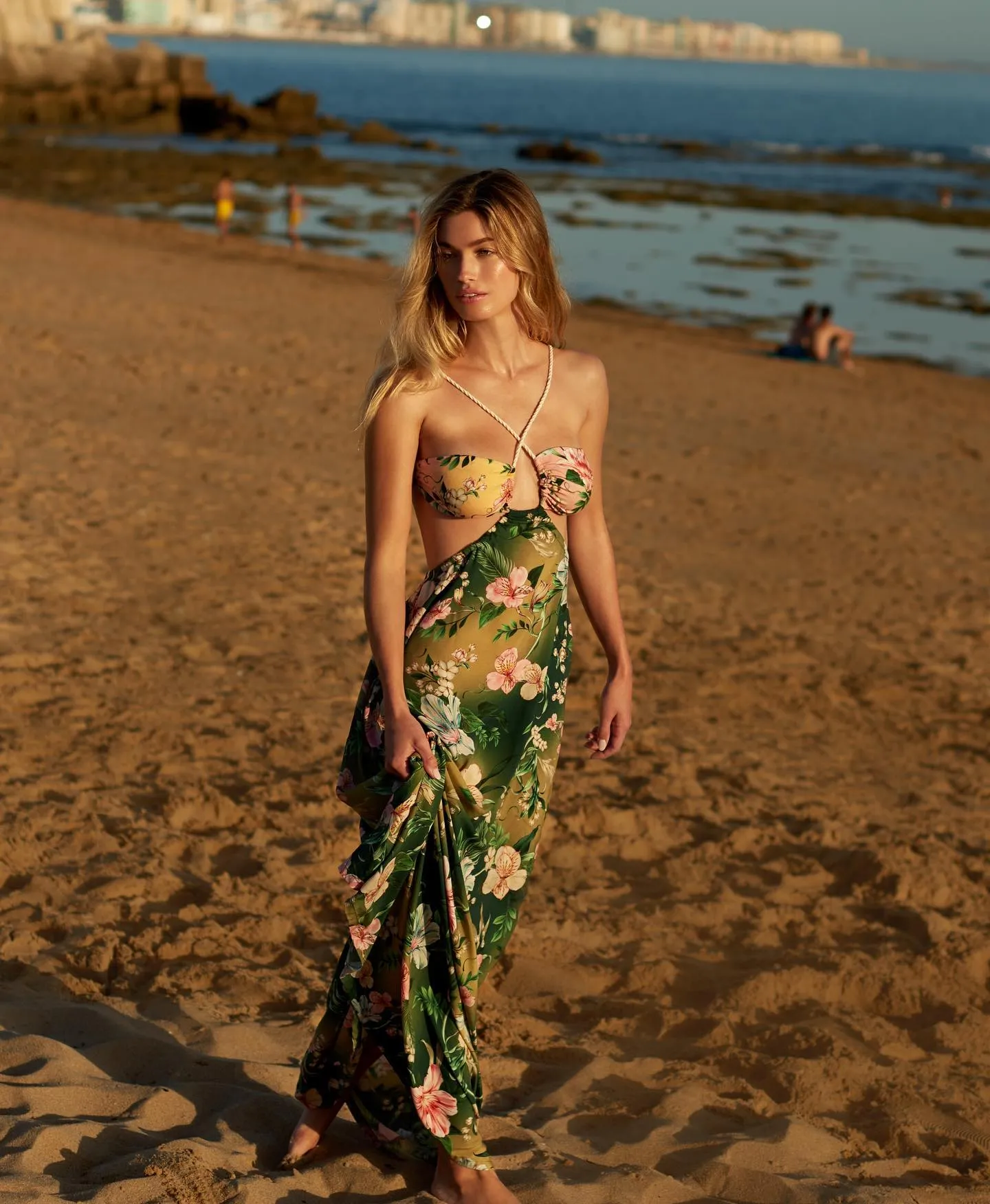 Agua Bendita Daphine Sally Cut-Out Dress