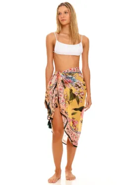 Agua Bendita Marine Sally Sarong Cover Up