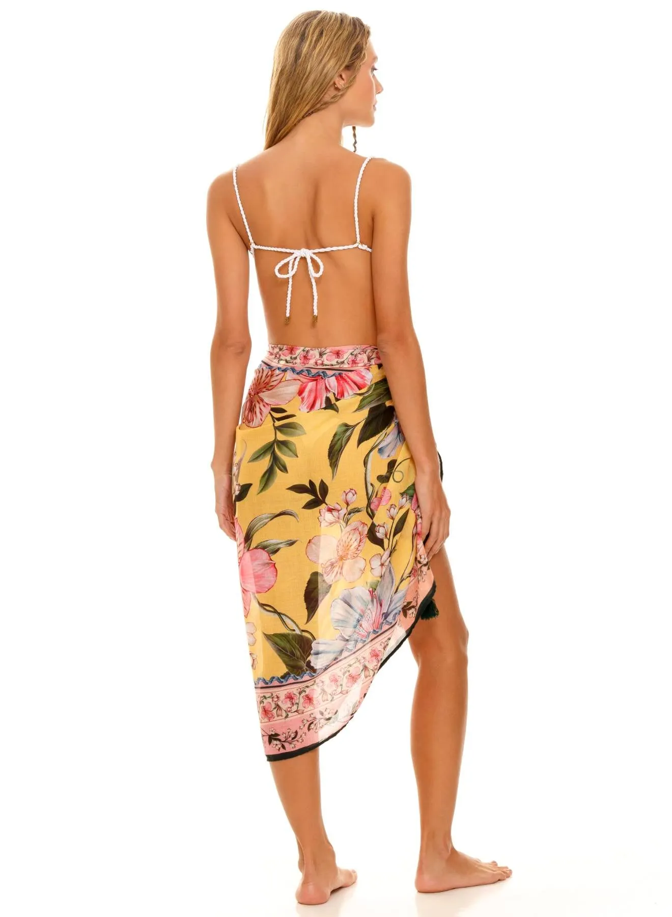 Agua Bendita Marine Sally Sarong Cover Up