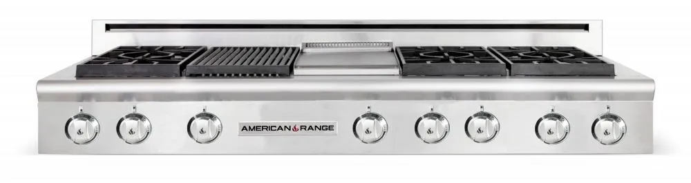 American Range AMERICANRANGELEGENDAROBSCT6062GD Legend 60 Inch Performer Rangetop