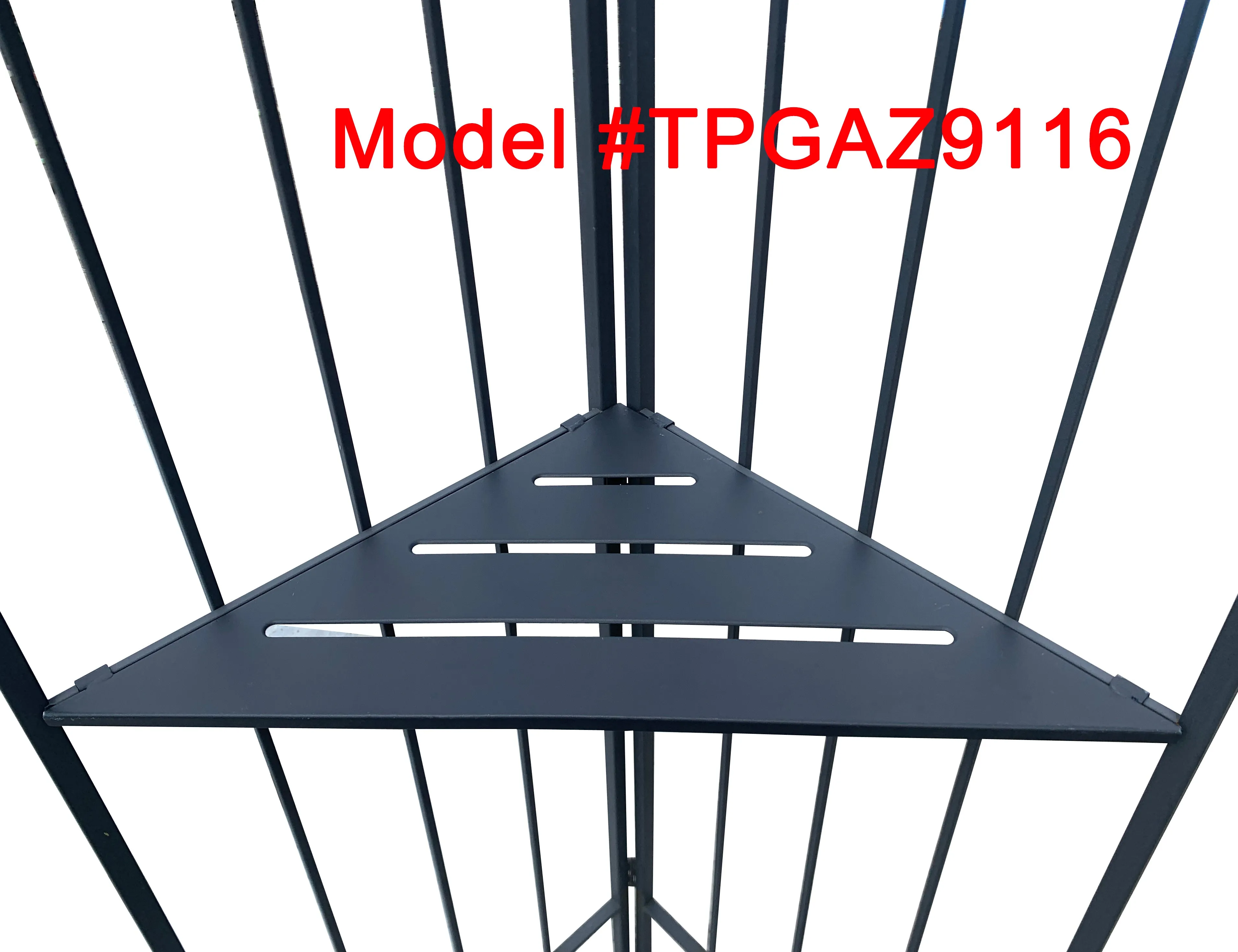 APEX GARDEN Canopy Top for Style Selections 10 ft x 10 ft Brown Metal Square Semi- Gazebo Model #TPGAZ9116 / #TPGAZ9116A / #TPGAZ9116B (Top Only) (Tan)