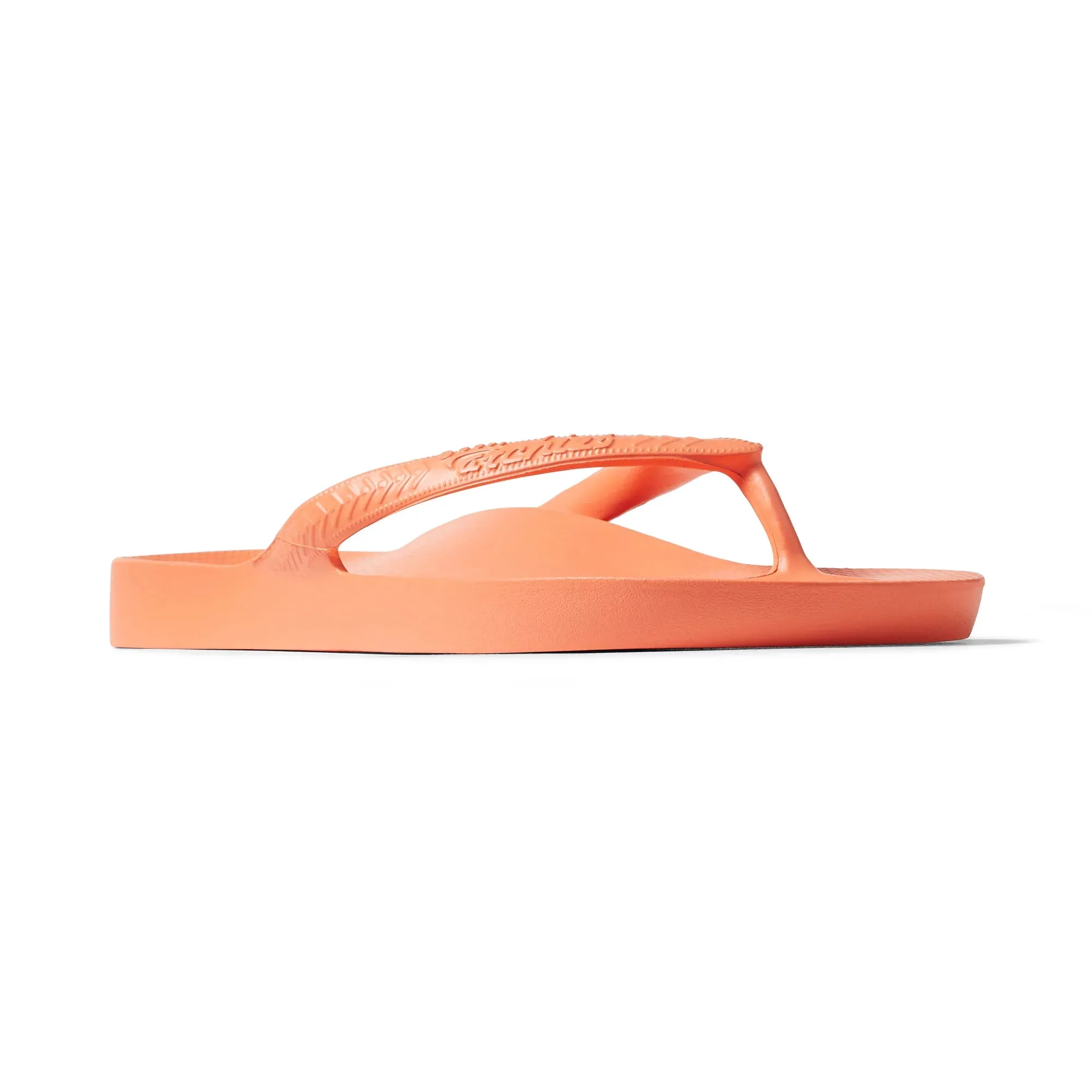 Archies Arch Support Flip Flops - Peach