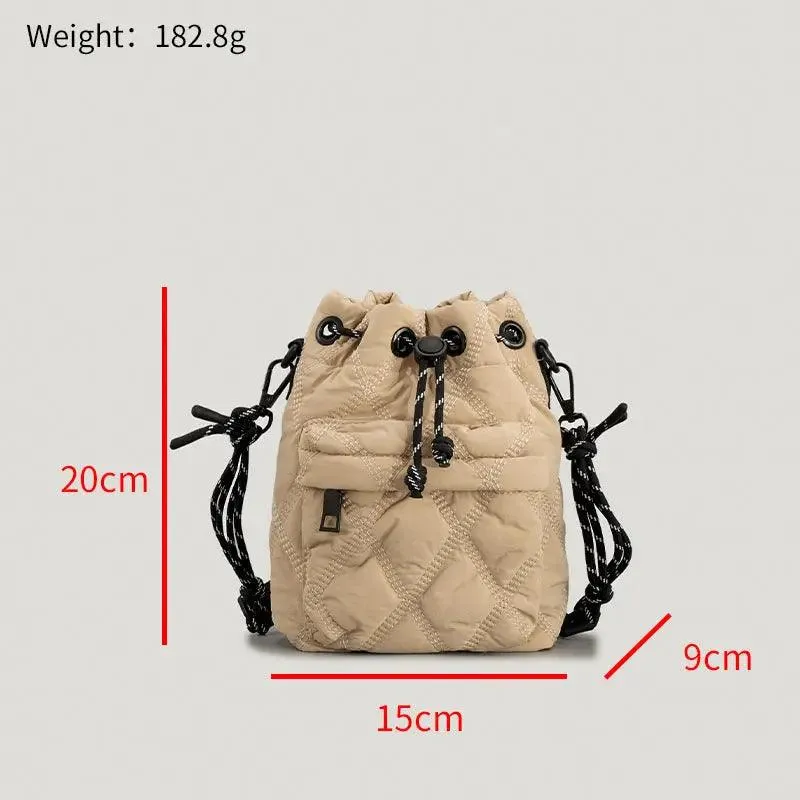 Cushion Cotton Women's Bucket Bag