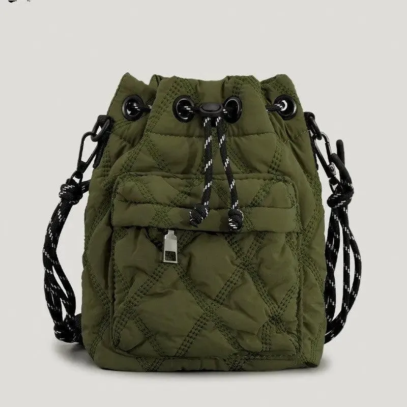 Cushion Cotton Women's Bucket Bag