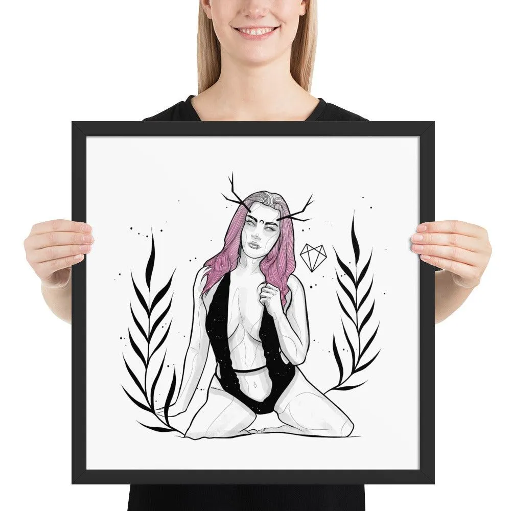 Darkest Vixen Framed Art • Becca