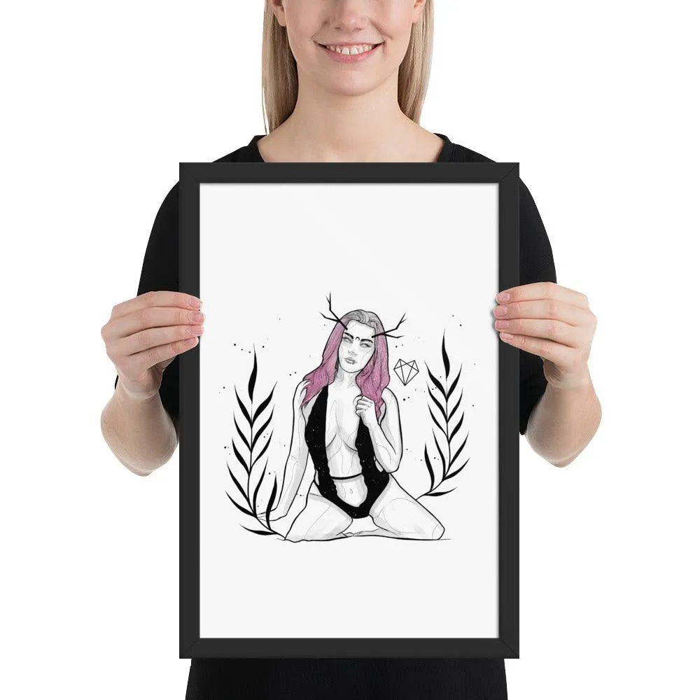 Darkest Vixen Framed Art • Becca