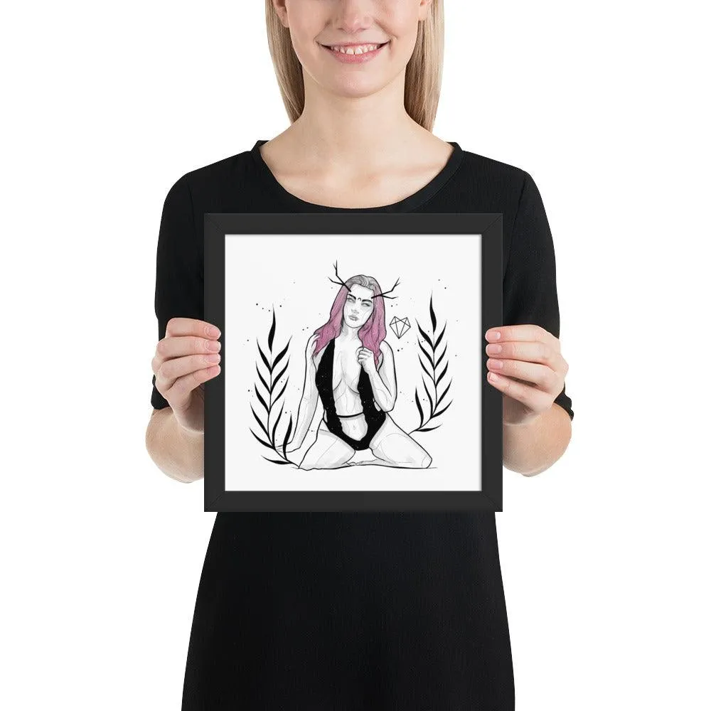 Darkest Vixen Framed Art • Becca