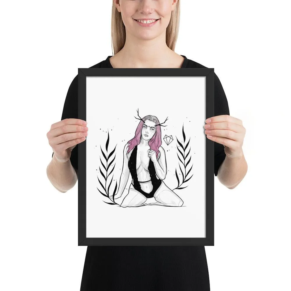 Darkest Vixen Framed Art • Becca