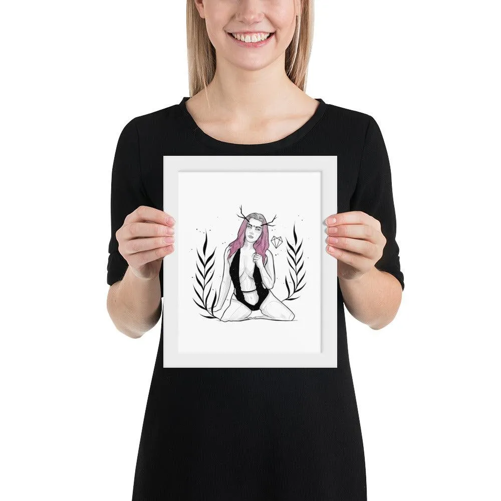 Darkest Vixen Framed Art • Becca