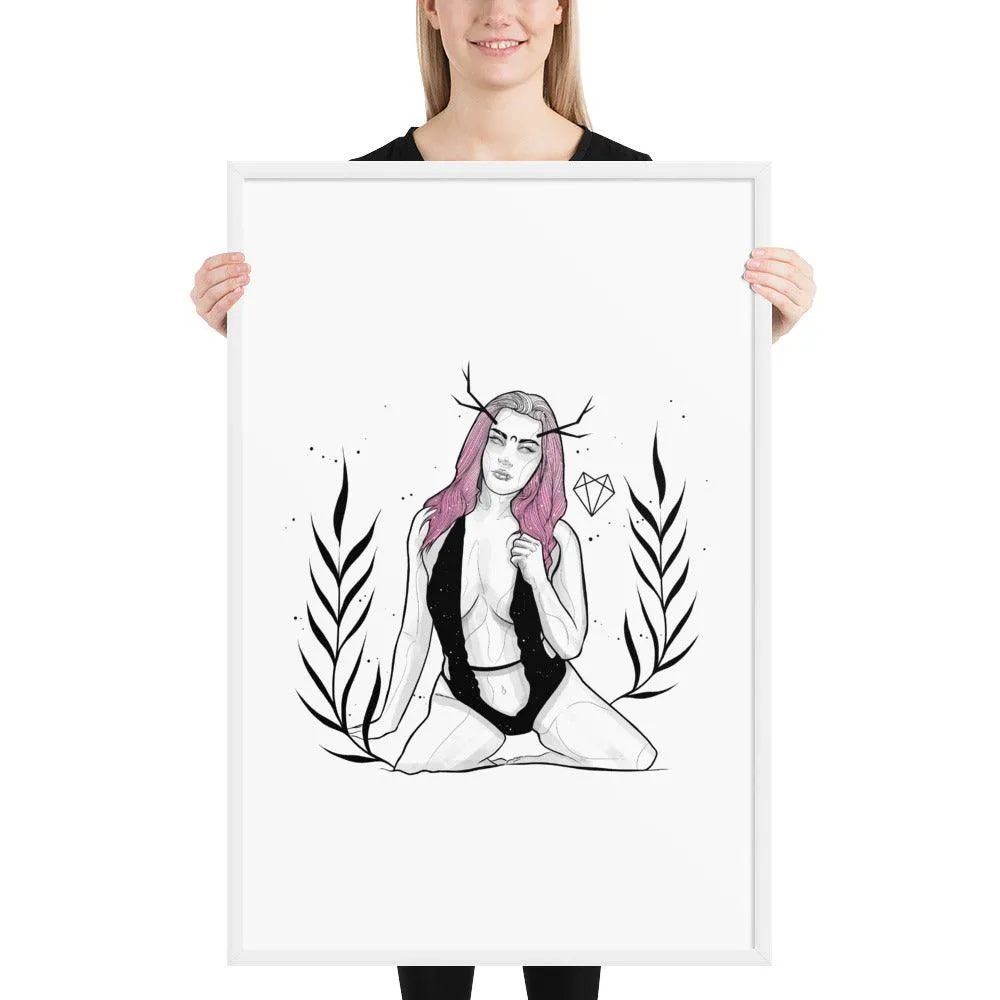 Darkest Vixen Framed Art • Becca