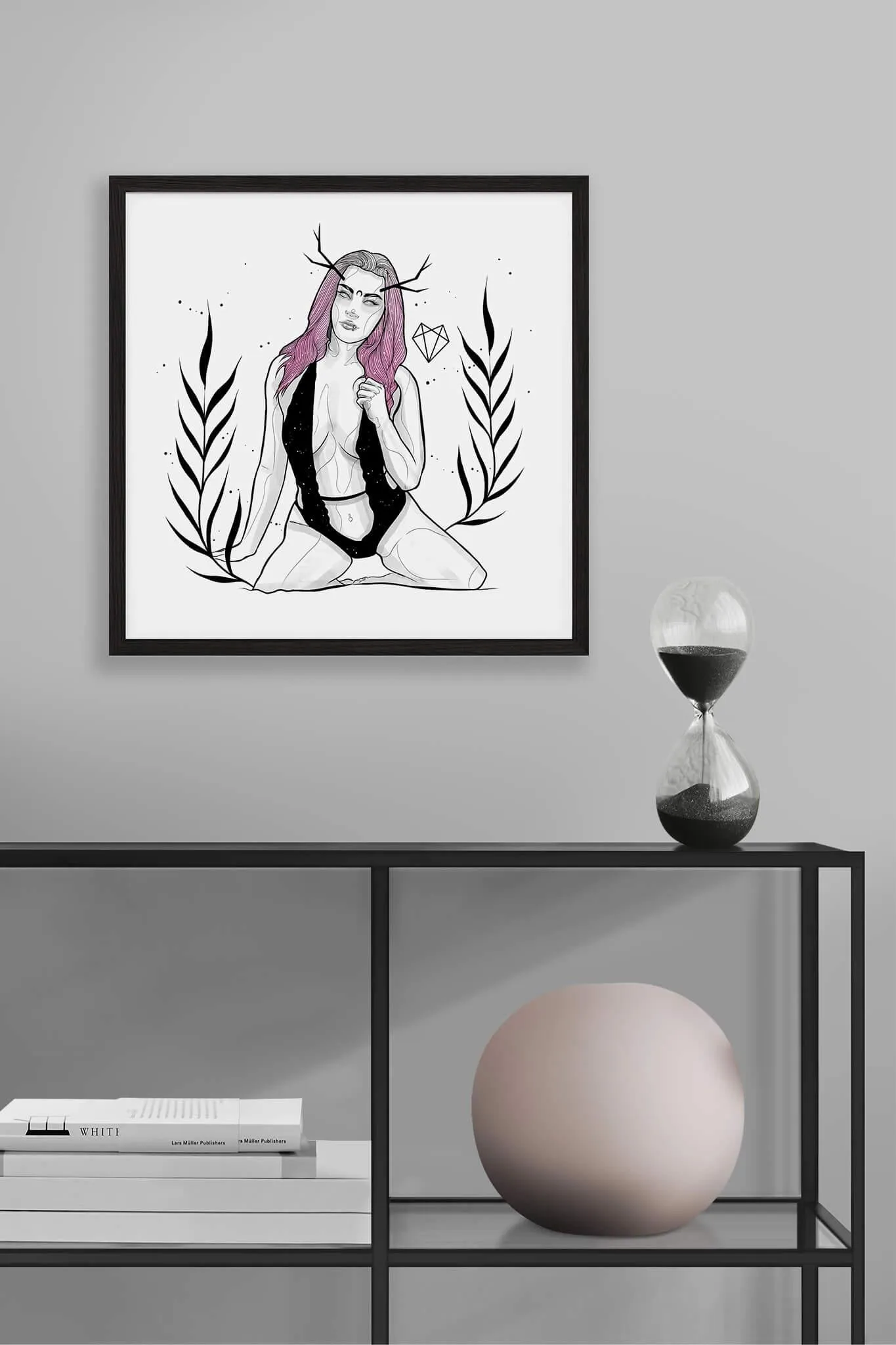 Darkest Vixen Framed Art • Becca