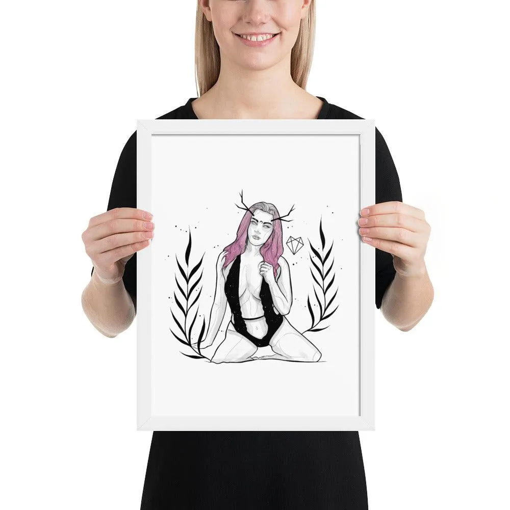Darkest Vixen Framed Art • Becca