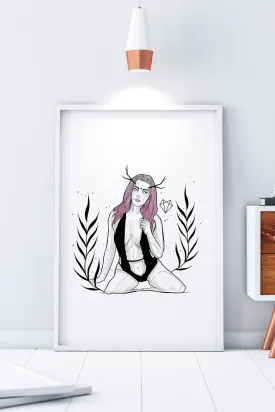 Darkest Vixen Framed Art • Becca