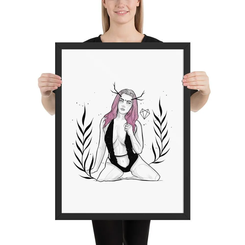 Darkest Vixen Framed Art • Becca