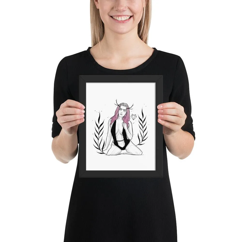 Darkest Vixen Framed Art • Becca
