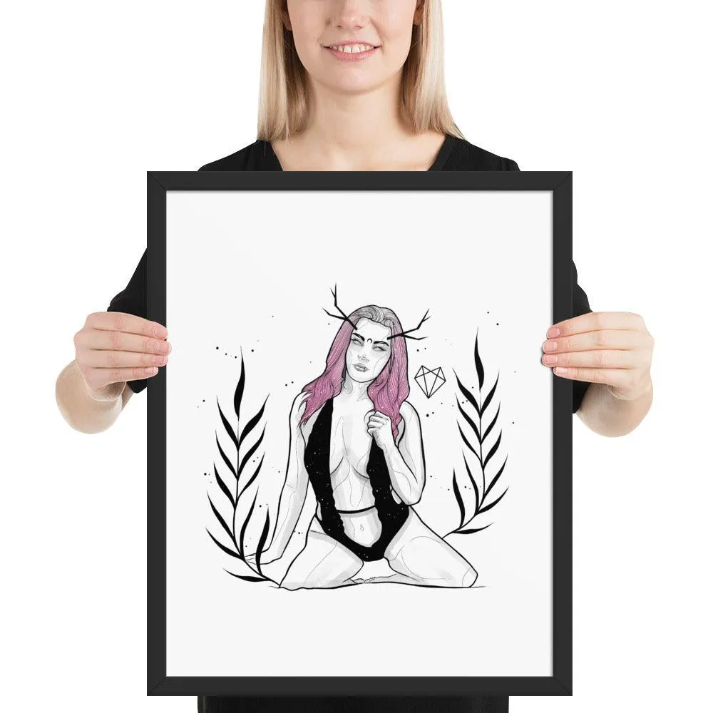 Darkest Vixen Framed Art • Becca