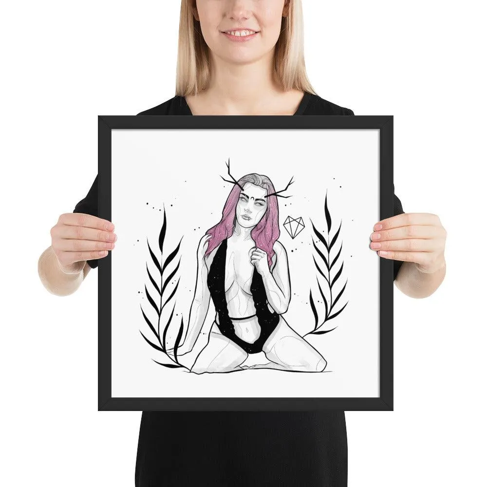 Darkest Vixen Framed Art • Becca