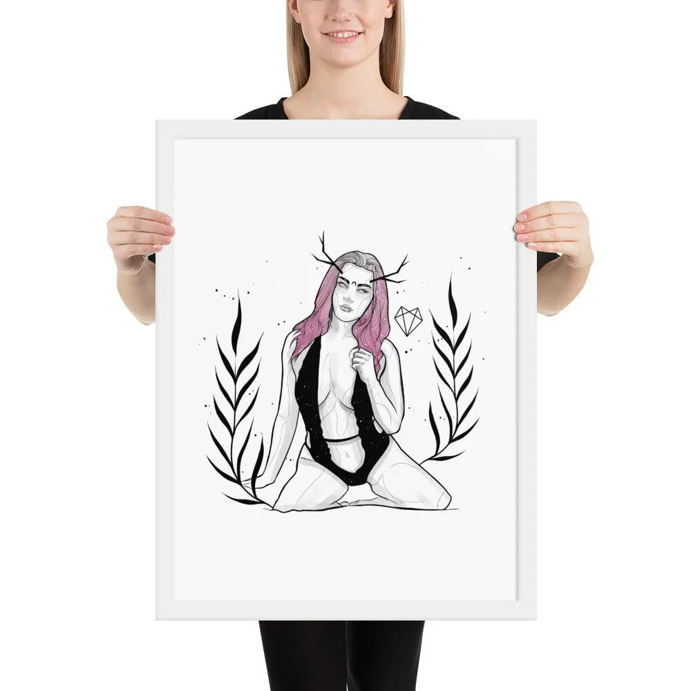 Darkest Vixen Framed Art • Becca