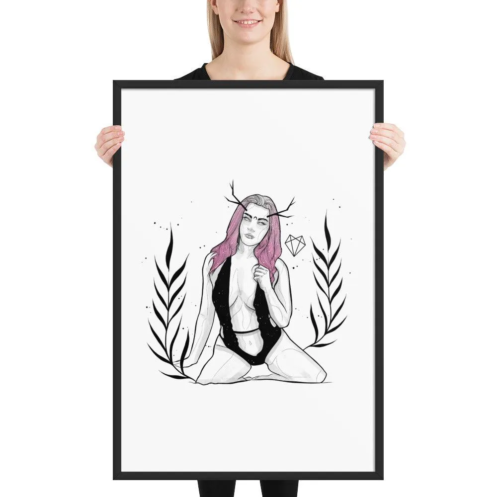 Darkest Vixen Framed Art • Becca