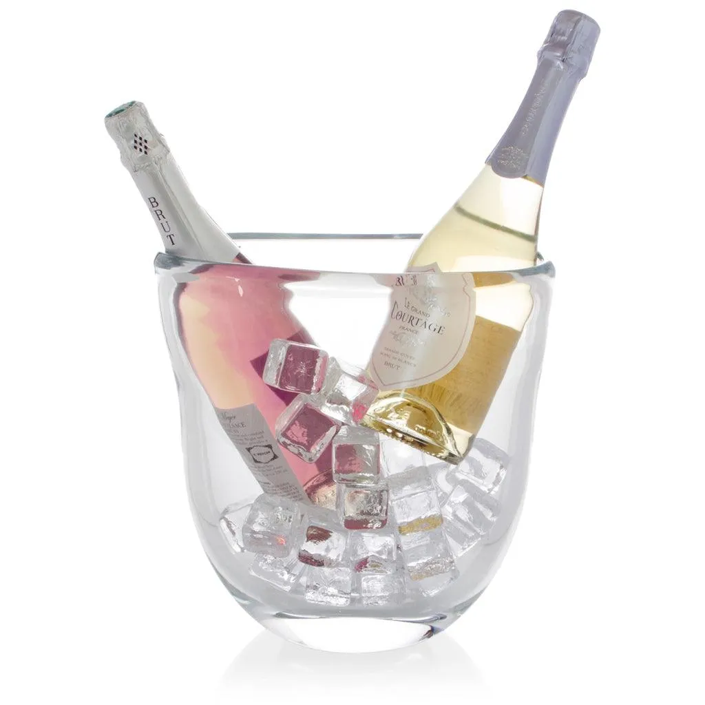 Dual Champagne Glass Ice Bucket