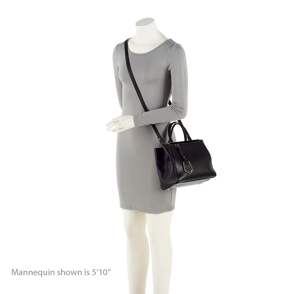 Fendi Leather Petite 2Jours Tote (SHF-20149)