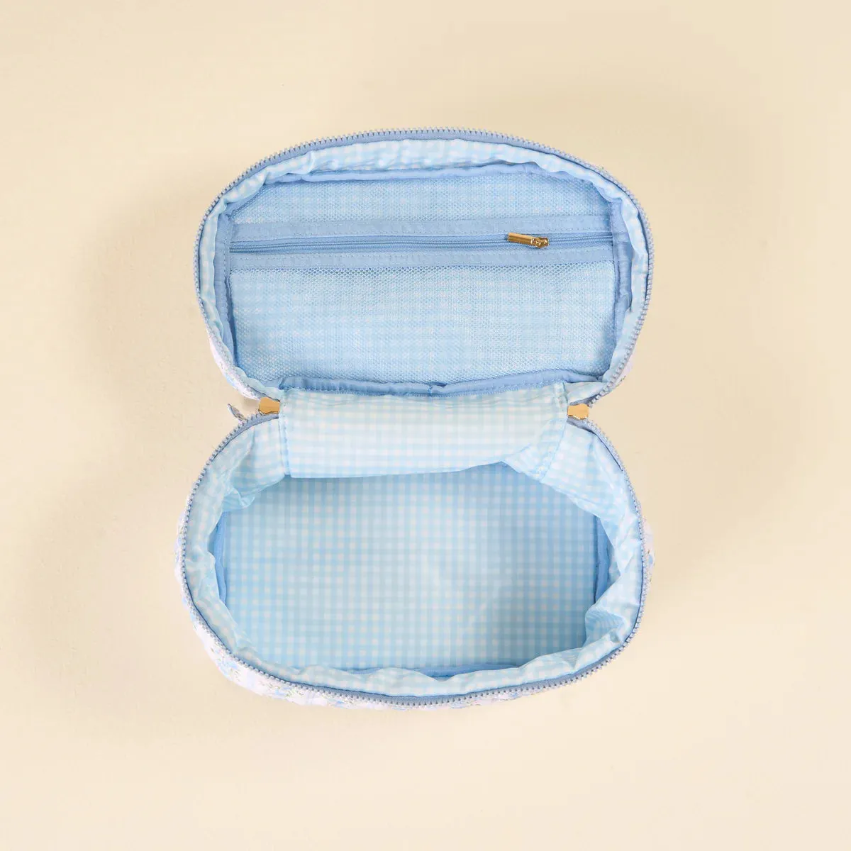 Glam & Go Quilted Cosmetic Bag