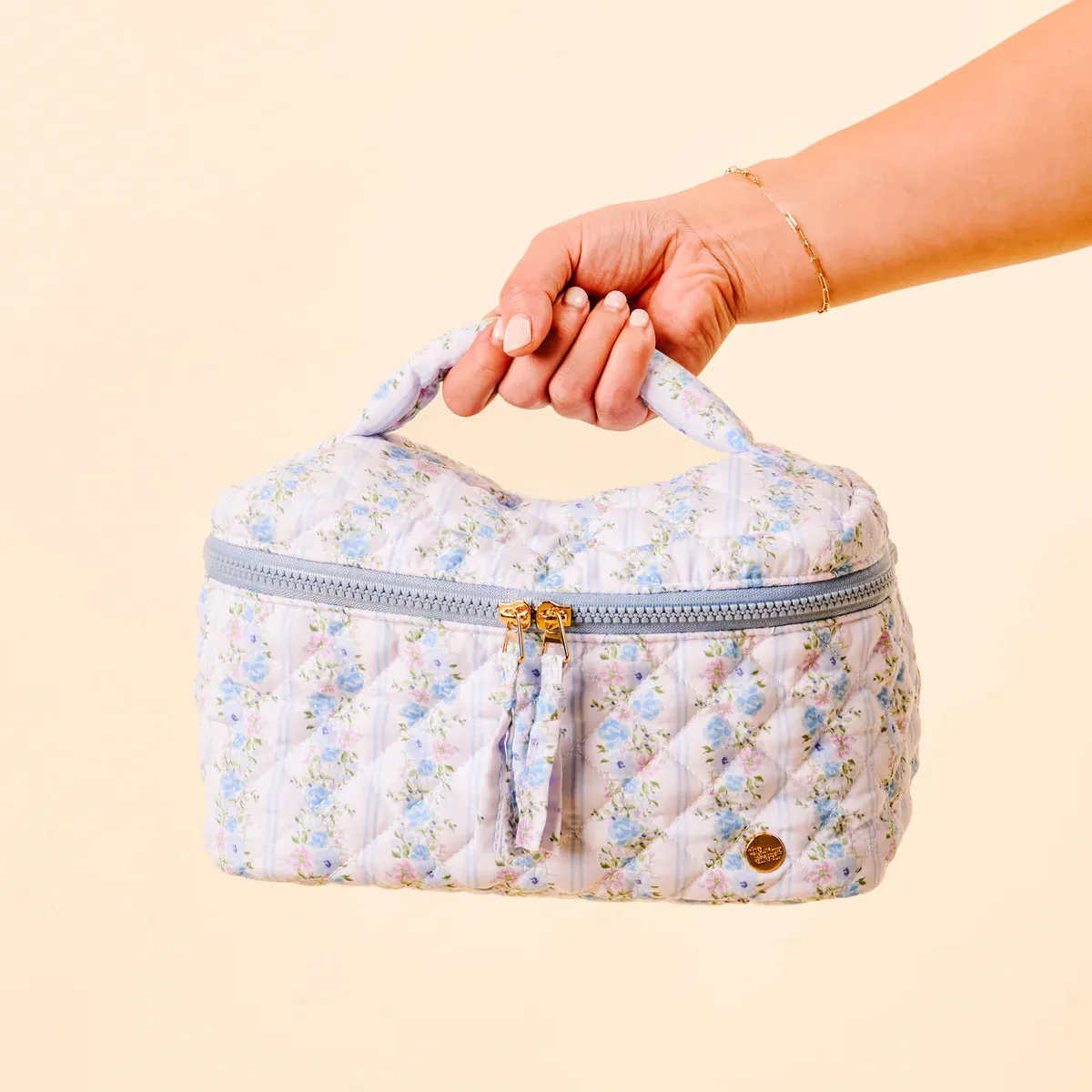 Glam & Go Quilted Cosmetic Bag