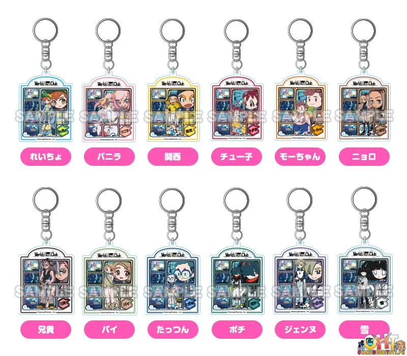 Good Smile Company World's End Club Acrylic Keychains (Mowchan)