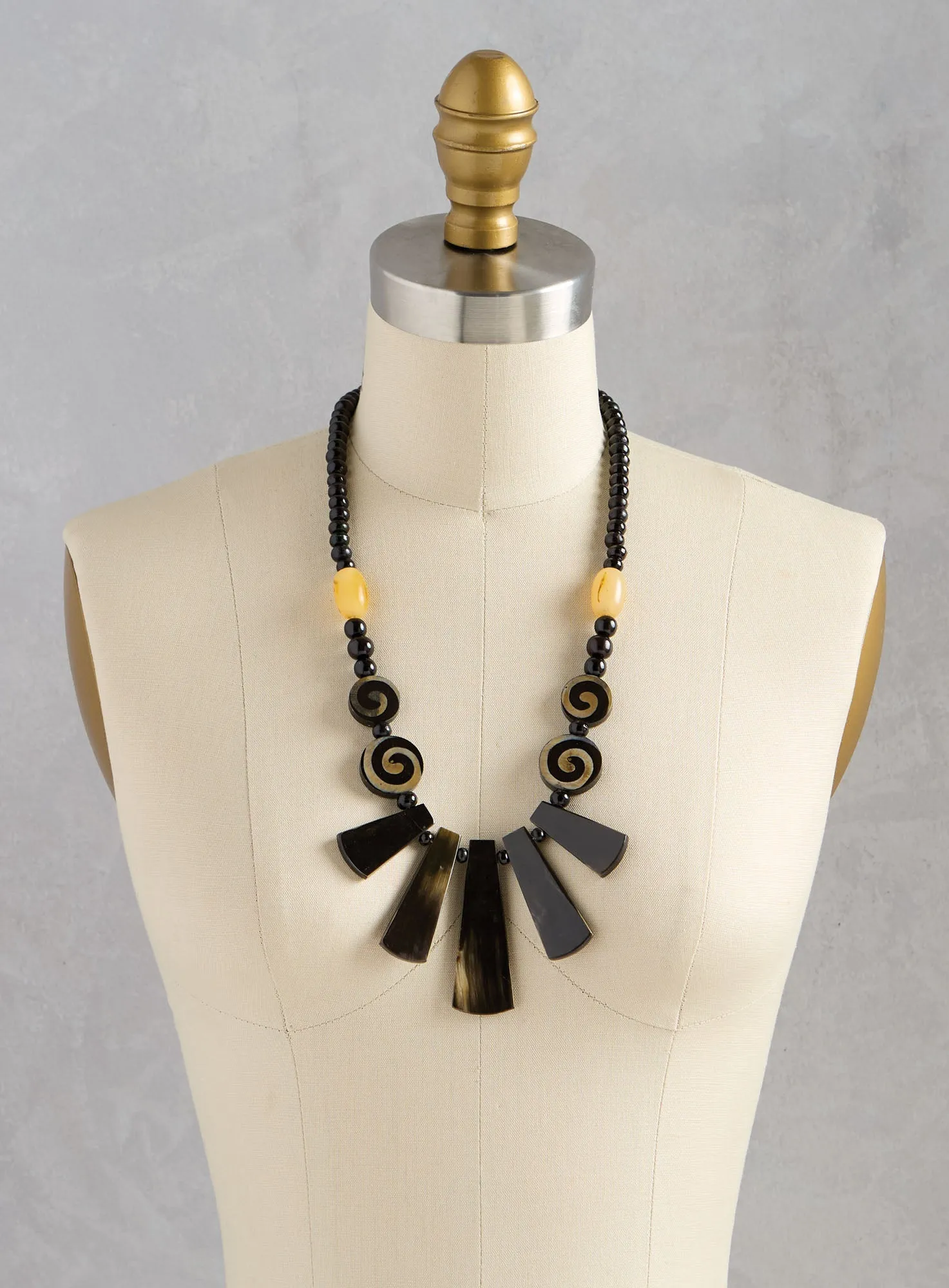 Horn and Bone Necklace