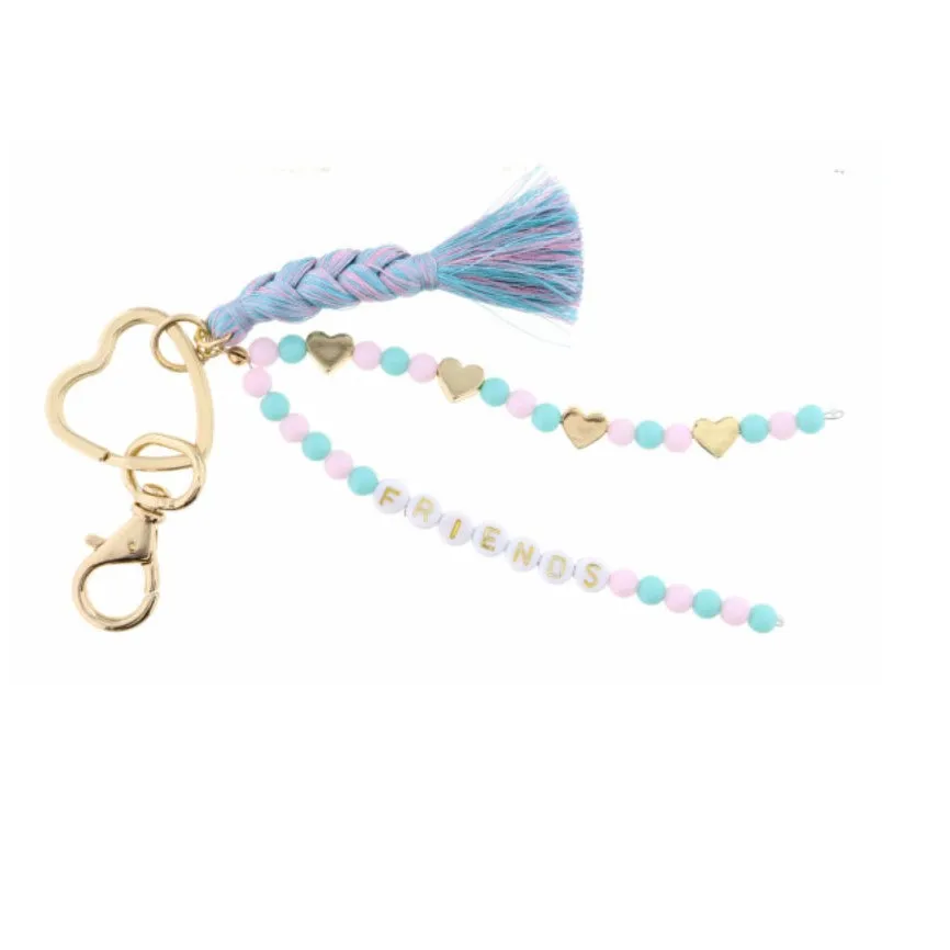 Jane Marie - Beaded Key Ring - Multicolor