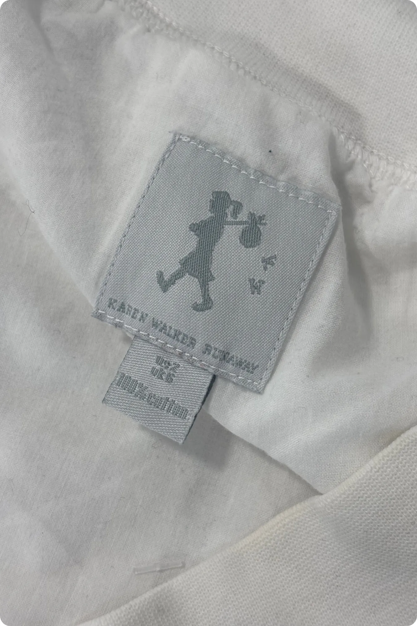 Karen Walker White vest tennis dress, 6