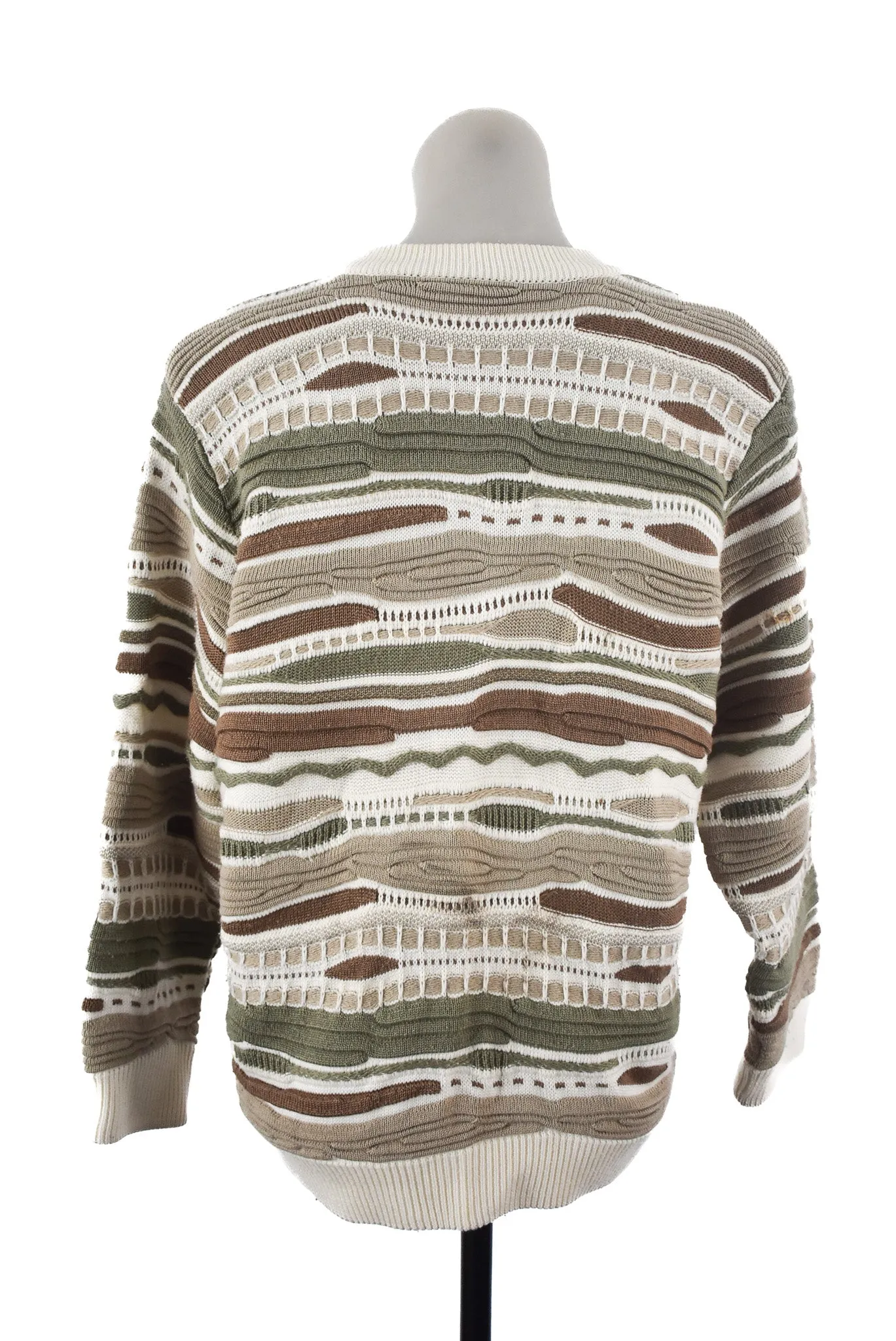 La Dame Gold Australia funky knit jumper, S