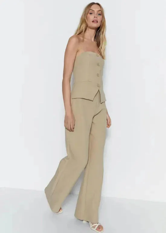 Modestique london | Bustier Tailored Jumpsuit