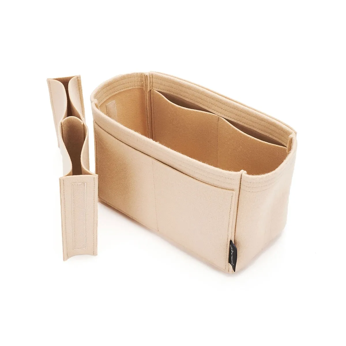 Purse Organizer Insert for Celine Luggage, Bag Organizer with Middle Compartment and Exterior Pockets