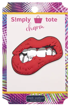 Simply Southern Charm Bag Tote Red Lips
