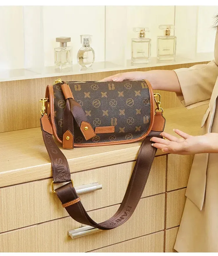 single shoulder bag New net red dumpling bag with light luxury senior sense large capacity presbyard broadband single shoulder crossbody bag C024