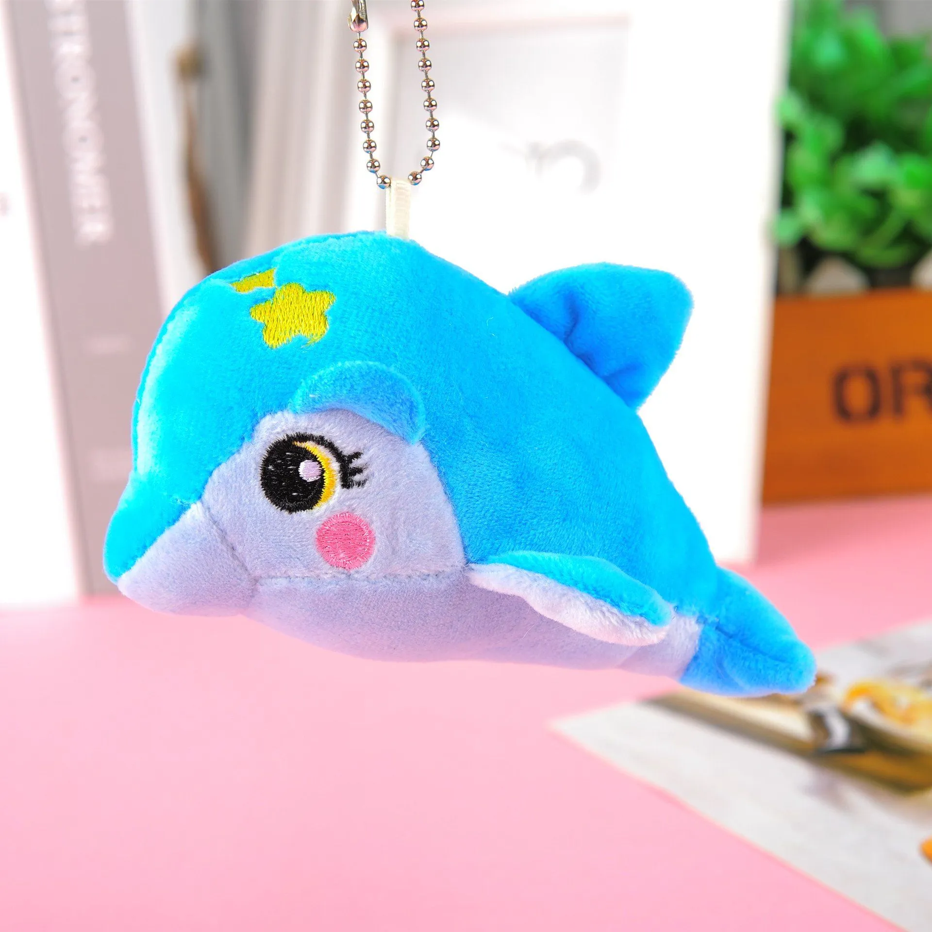 Starry Dolphins Keychains