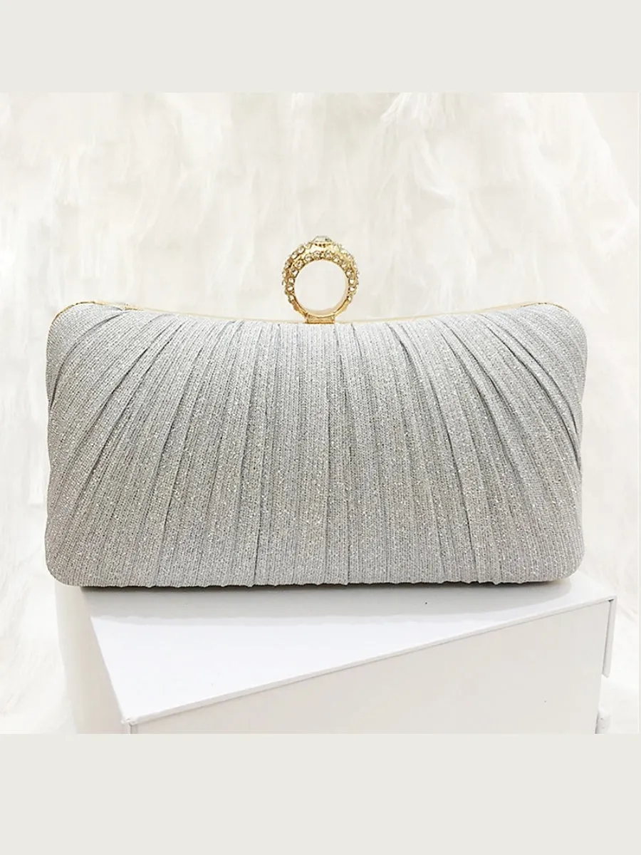 Synthetic Chain Waterproof Solid Color Clutches & Evening Bags