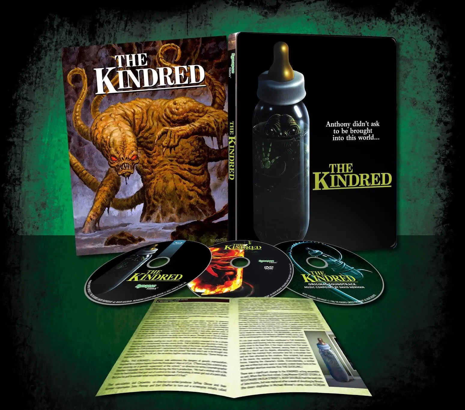 The Kindred (3 Disc Limited Edition Steelbook) w/SLIP *one per customer