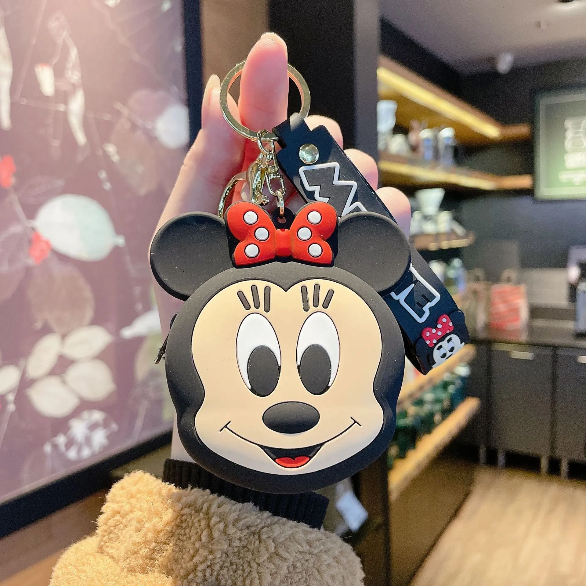 wholesale Cartoon Silicone Metal Keychains（F）JDC-KC-JG148